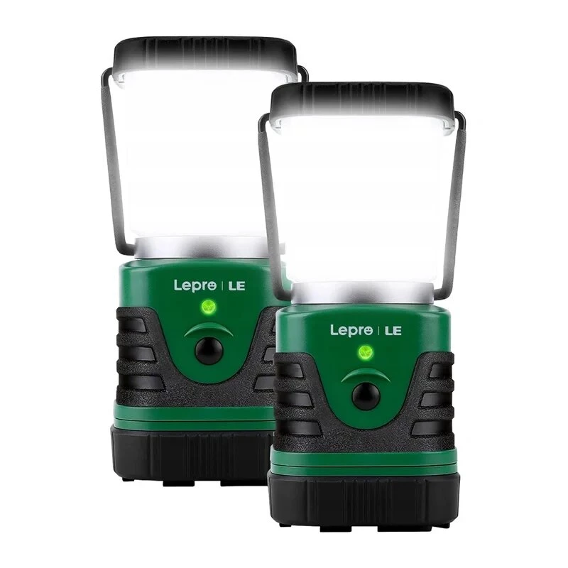 LEPRO 3300008-2 Kempinga lampa, 4400mAh, 2 iepakojumā