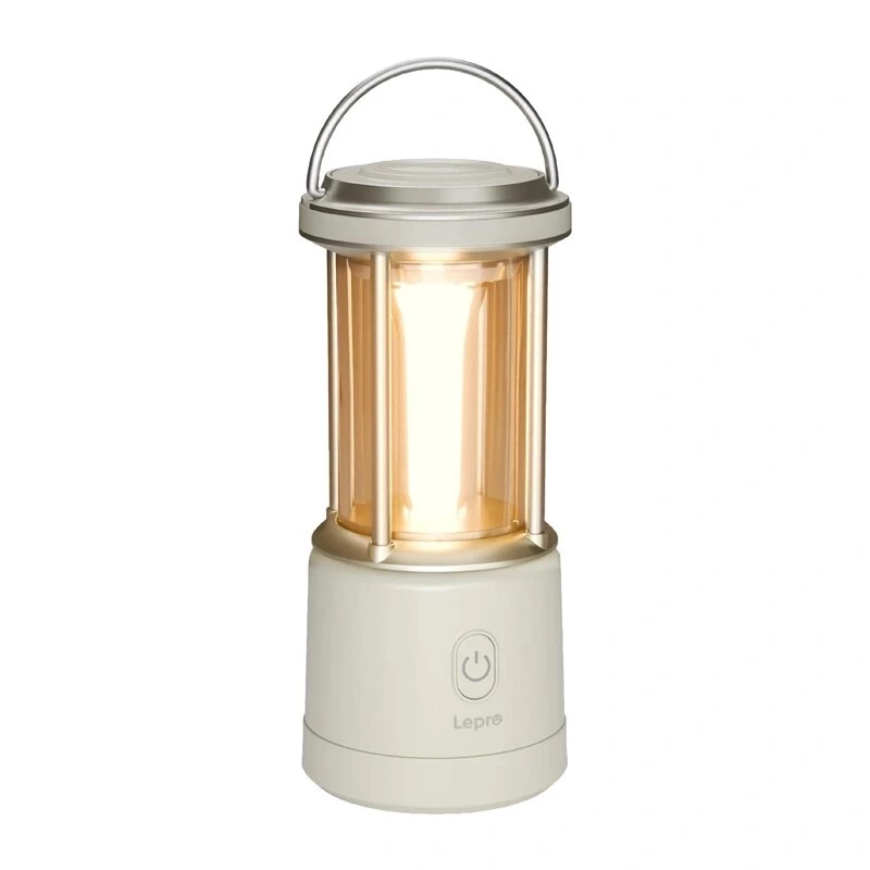 Lepro 330043-WH Kempinga lampa – 1000 lūmenu uzlādējama LED laterna ar power bank, IPX4