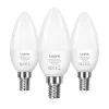 LEPRO 600059-WW-EU-3 LED spuldze E14 C37 4.2W (40W ekvivalents) 470lm 2700K silta balta 250° starojuma leņķis 3 iepakojumā