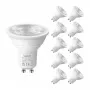 LEPRO GU10 LED spuldze 3,6W 345lm 6500K dienasgaismas balta 38° staru leņķis 10 iepakojums