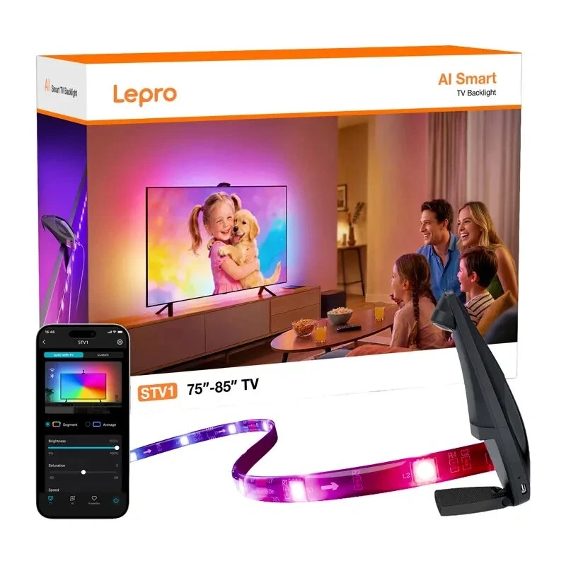 Lepro STV1 Wi-Fi LED Strip 5m – RGB viedā gaisma, saderīgs ar Alexa un Google Assistant