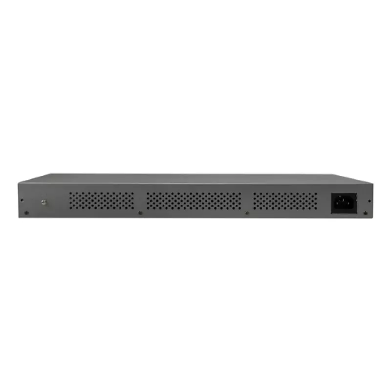 LevelOne GEU-2432 24 portu Gigabit Ethernet komutators, 4 režīmu DIP slēdzis, 19 collu statīva montāža, nevadāms, metāla korpuss