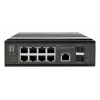 LevelOne industriālais PoE+ slēdzis 8x 2.5G PoE, 2x 1G, 2x 10G SFP+ augšupielādes, nevadāms, DIN-sliedes, IP30