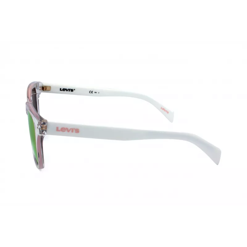 LEVI'S LV-1002-S-900 Unisex taisnstūra saulesbrilles Melnas/Pelēkas 53mm