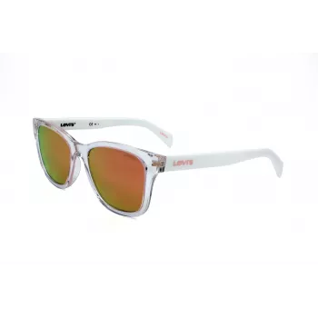 LEVI'S LV-1002-S-900 Unisex taisnstūra saulesbrilles Melnas/Pelēkas 53mm