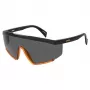 LEVI'S LV-1008-S-8LZ Unisex saulesbrilles, Havana rāmis, pelēki zaļas polarizētas lēcas, 55 mm