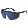 Levi's LV-1008-S-OY4 Unisex Shield Saulesbrilles - Melns Rāmis Pelēkas Lēcas UV400