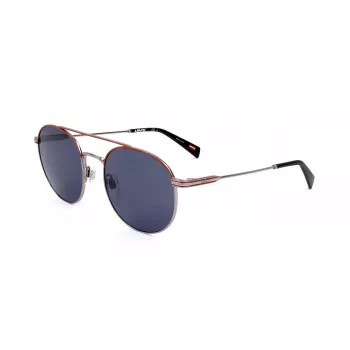 LEVI'S LV-1013-S-6LB Unisex saulesbrilles, Havana acetāta rāmis, brūnas lēcas, 54 mm