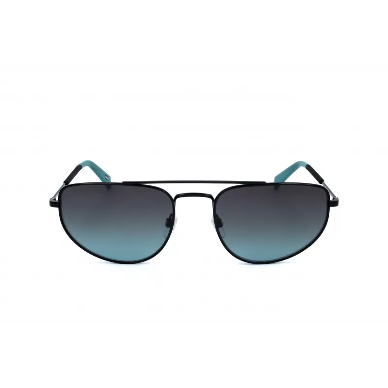LEVI'S LV-1018-S-807 Unisex saulesbrilles, melns rāmis, pelēkas lēcas, 59 mm