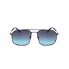 LEVI'S LV-1021-S-807 Unisex saulesbrilles - Melns acetāta rāmis, Pelēkas polikarbonāta lēcas, 58 mm
