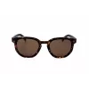 LEVI'S LV-1022-S-086 Unisex taisnstūra saulesbrilles - Havana rāmis, brūnas lēcas, 51 mm