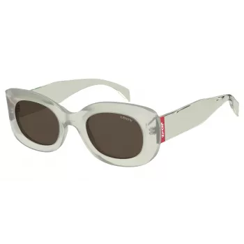 LEVI'S LV-1080-S-DLD Sieviešu saulesbrilles - Havana/Bruņurupuča rāmis, Brūnas lēcas, 49mm