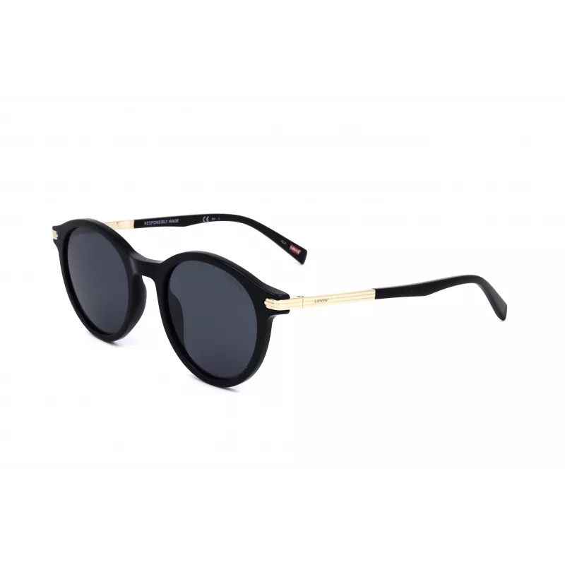 LEVI'S LV-5021-S-807 Sieviešu kvadrātveida saulesbrilles Melna/Pelēka 51mm