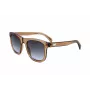 LEVI'S LV1023S09GB Unisex saulesbrilles - Matēts melns rāmis, pelēkas lēcas, 53 mm