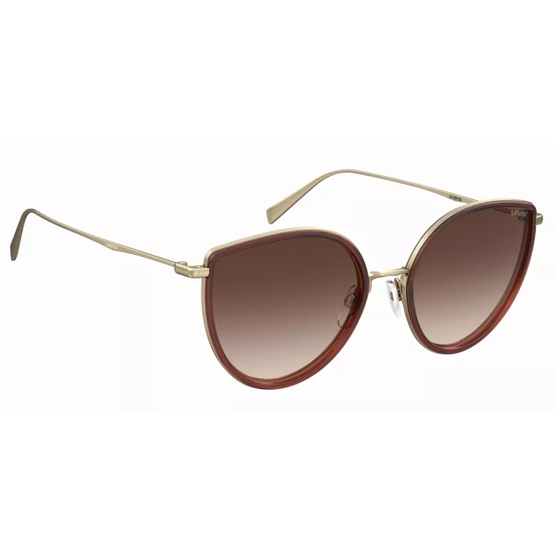 Levi's LV5011S09QF7H Sieviešu saulesbrilles Havana Acetāts Brūns Gradients 56/17/145 mm