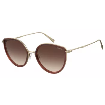Levi's LV5011S09QF7H Sieviešu saulesbrilles Havana Acetāts Brūns Gradients 56/17/145 mm