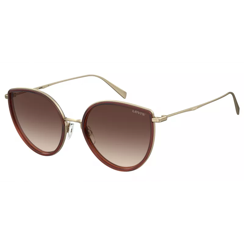 Levi's LV5011S09QF7H Sieviešu saulesbrilles Havana Acetāts Brūns Gradients 56/17/145 mm