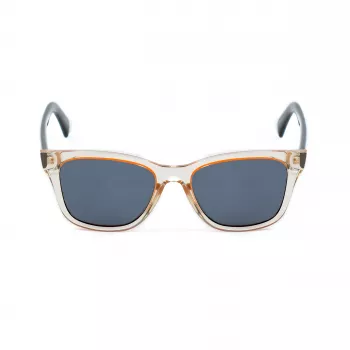 LEVIS LV1002S40GF3I Unisex Saulesbrilles - Melns Rāmis, Pelēkas Lēcas, 53mm