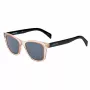 LEVIS LV1002S40GF3I Unisex Saulesbrilles - Melns Rāmis, Pelēkas Lēcas, 53mm