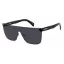 LEVIS Unisex Saulesbrilles LV1001SKB7J98 - Melns Rāmis, Pelēkas Lēcas, UV400 Aizsardzība
