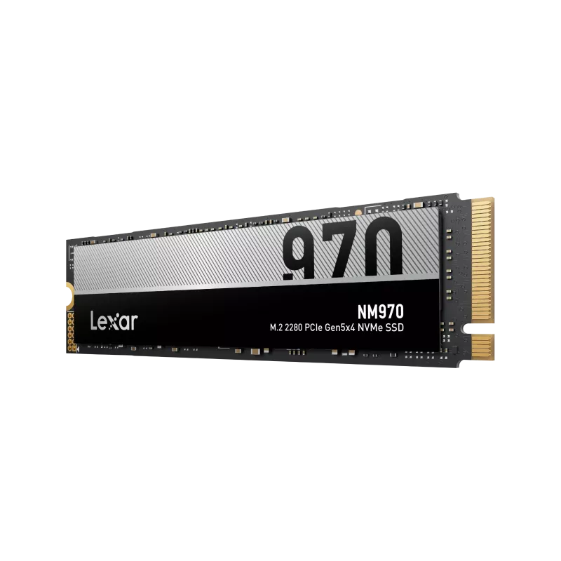 Lexar NM970 2TB PCIe Gen5x4 M.2 2280 NVMe SSD - 11000MB/s lasīšana, 10000MB/s rakstīšana