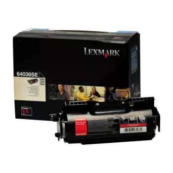 Lexmark 64036SE Tonera kasetne melna - T640, T642, T644