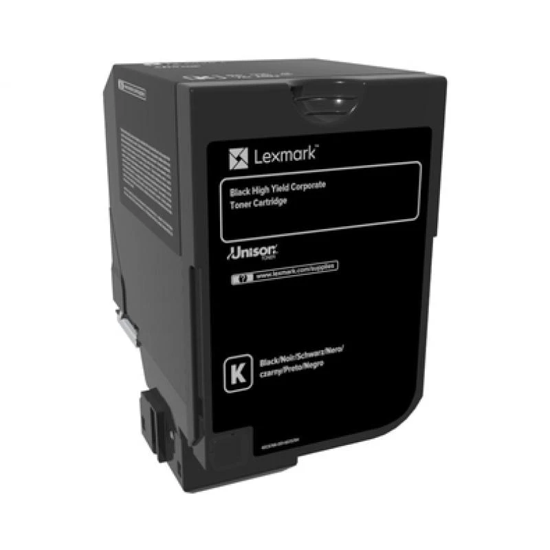 Lexmark 74C2HKE Black High Yield Toner Cartridge