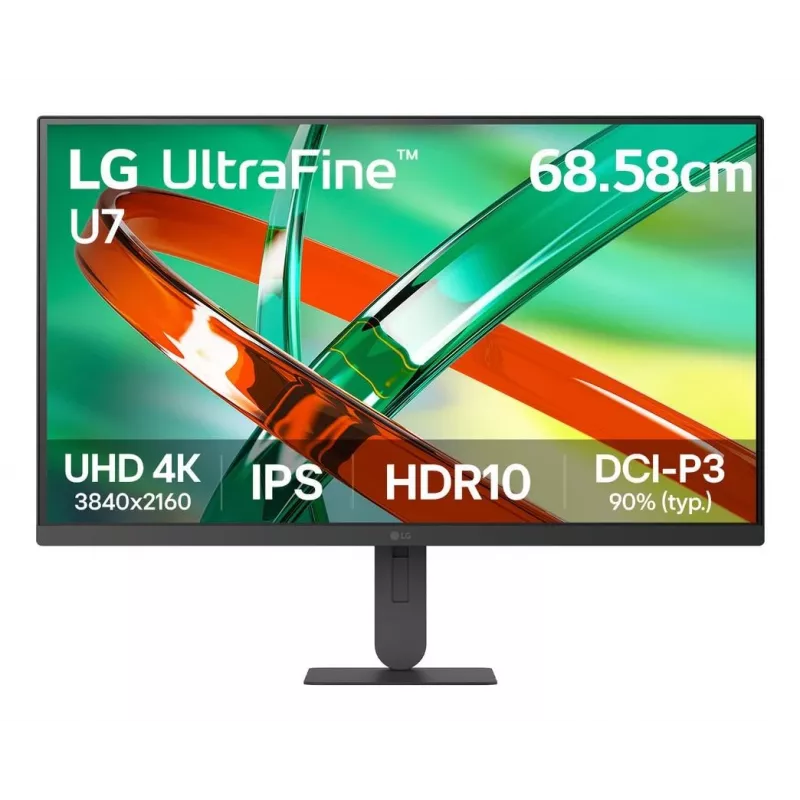 LG 27U710B-B UltraFine 27 collu 4K UHD IPS monitors, 3840x2160, HDR10, AMD FreeSync, 60Hz