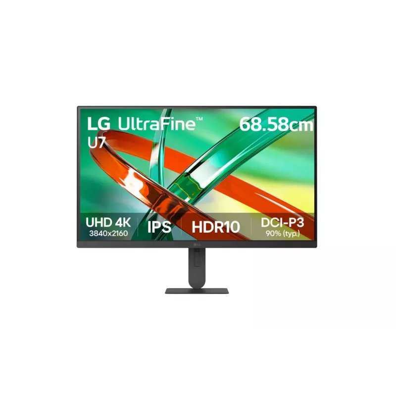 LG 27U710B-B UltraFine 27 collu 4K UHD IPS monitors, 3840x2160, HDR10, AMD FreeSync, 60Hz
