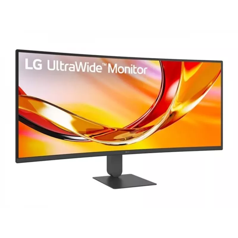 LG 34U640B-B 34 collu ultrawide WQHD izliekts IPS monitors ar HDR10, 100Hz, USB-C (PD 65W)