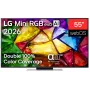 LG 55MRGB87B3B 55 collu 4K QNED Mini LED viedais televizors ar α7 Gen6 AI procesoru, webOS 23, 120Hz, 4x HDMI 2.1
