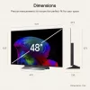 LG Electronics OLED48C6ELB.AEUD 48 collu 4K OLED televizors, melns, UltraHD/4K, trīskāršais uztvērējs, 120 Hz panelis