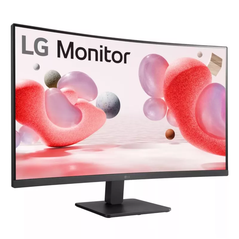 LG Essential 32 collu FHD VA izliekts monitors 100Hz ar FreeSync - Melns