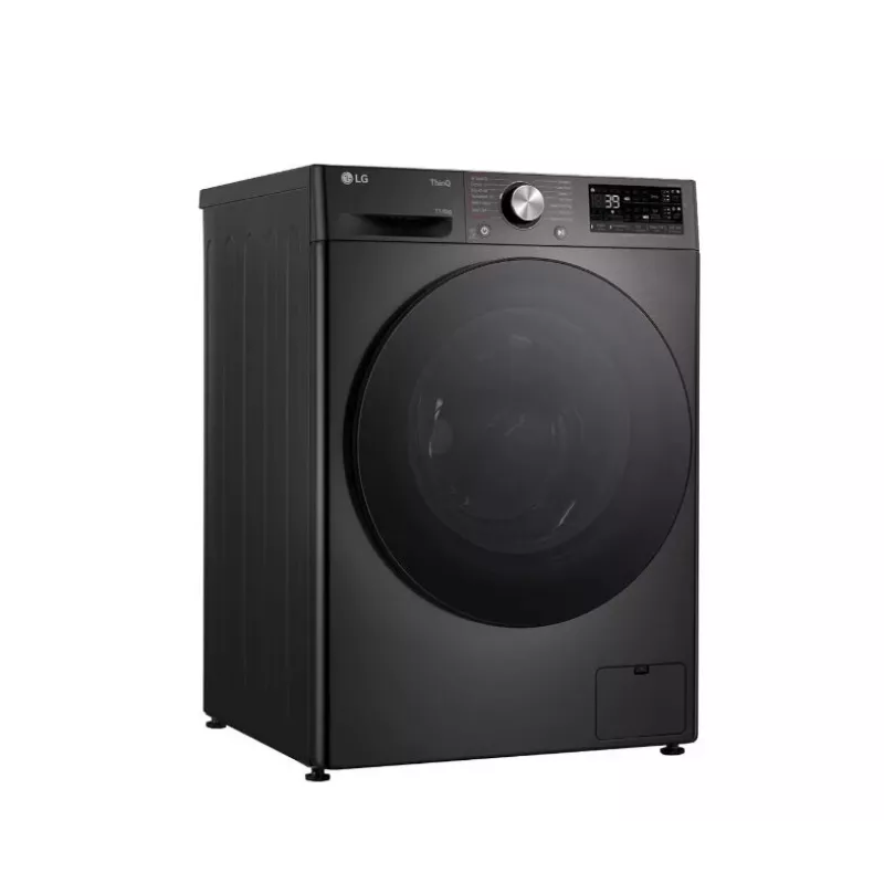 LG F4DR711S2BA Veļas mazgāšanas-žāvēšanas kombinācija, 11 kg mazgāšana, 6 kg žāvēšana, 1400 apgr./min, A/D enerģija, priekšējā ielāde, Black Steel, Wi-Fi, tvaiks, Direct Drive, TFT displejs