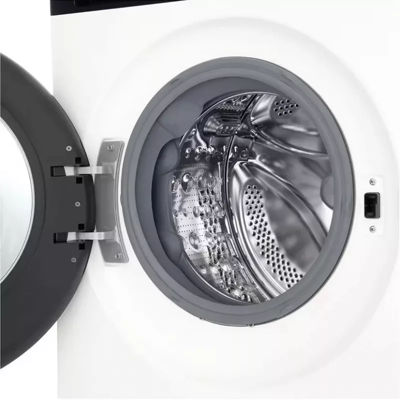 LG F4X5511TKB 11 kg priekšpuses ielādes veļas mašīna ar AI DD™ un Steam™ - Black Steel