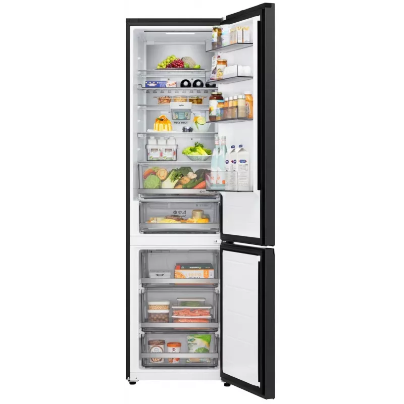 LG GBBS726BEV Brīvi stāvošs ledusskapis-saldētājs ar Total No Frost, 384 L, Matēti melns, Energoklase C, Inverter Linear kompresors, Wi-Fi
