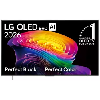 LG OLED42C61LA 42 collas (106 cm) 4K OLED evo viedtelevizors ar α9 AI procesoru 4K Gen6, webOS 23, 120Hz, Dolby Vision un Atmos, 4 HDMI 2.1, 40W 2.2ch audio, G-Sync/FreeSync, 2023. gada modelis