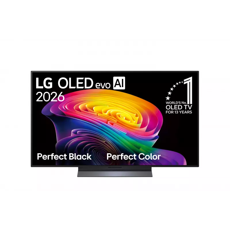 LG OLED48C61LA 48 inch 4K OLED evo Smart TV ar α9 Gen4 AI procesoru, 120Hz, Dolby Vision IQ, webOS, ThinQ AI