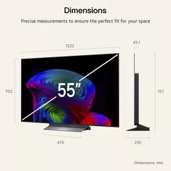 LG OLED55C6ELB.AEUD 55 collu 4K OLED televizors, melns, izliekts ekrāns, trīskāršais uztvērējs, 120Hz, webOS 3.0