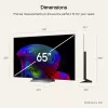 LG OLED65C6ELB 65 collu 4K izliekts OLED televizors (163,9 cm, melns, Ultra HD/4K, trīskāršais uztvērējs, 120 Hz panelis, webOS 3.0, Harman Kardon)