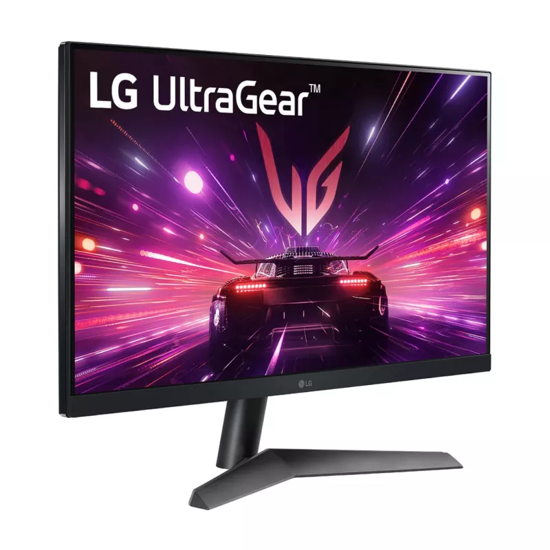 LG UltraGear 24GS60F-B 23,8 collu Full HD IPS spēļu monitors 180Hz 1ms ar AMD FreeSync Premium, HDR10, regulējama augstuma statīvs, melns