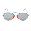 LGR AGADIR-BLUE08 Unisex saulesbrilles Havana rāmis Zilas lēcas 54/20/145 mm