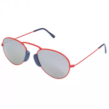 LGR Unisex Agadir Saulesbrilles Sarkanās Lēcas Melns Rāmis 54/20/145 mm