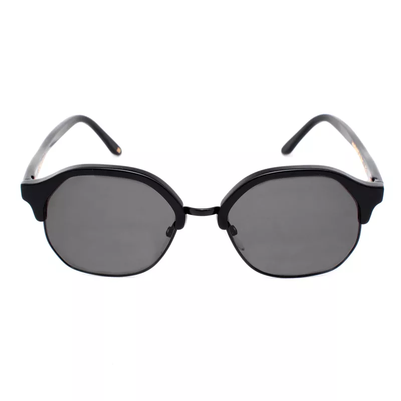 LGR Zanzibar Unisex Saulesbrilles Melni/Pelēki 50/12/135 mm