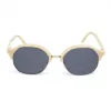 LGR ZANZIBARIVO40 Unisex Taisnstūra saulesbrilles 50/12/135 mm Rokdarbi Itālijā UV400