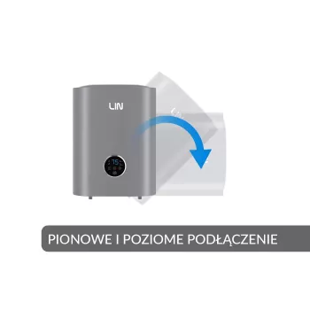 LI- Elektriskais ūdens sildītājs LIN LIFVD1SMGY 30L UNIVERSAL Pelēks