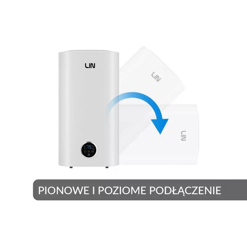 LI- Elektriskais ūdens sildītājs LIN LIFVD1SMWH 50L UNIVERSAL Balts