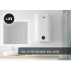 LI- Elektriskais ūdens sildītājs LIN LIFVD1SMWH WI-FI 80L SMART Balts