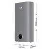 LI- LIN LIFVD1SMGY 100L UNIVERSAL Elektriskais ūdens sildītājs, Pelēks, Wi-Fi