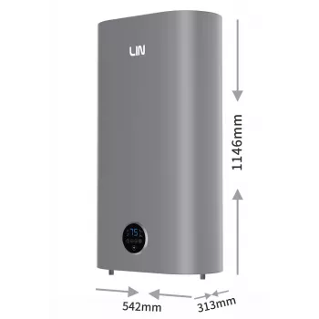 LI- LIN LIFVD1SMGY 100L UNIVERSAL Elektriskais ūdens sildītājs, Pelēks, Wi-Fi
